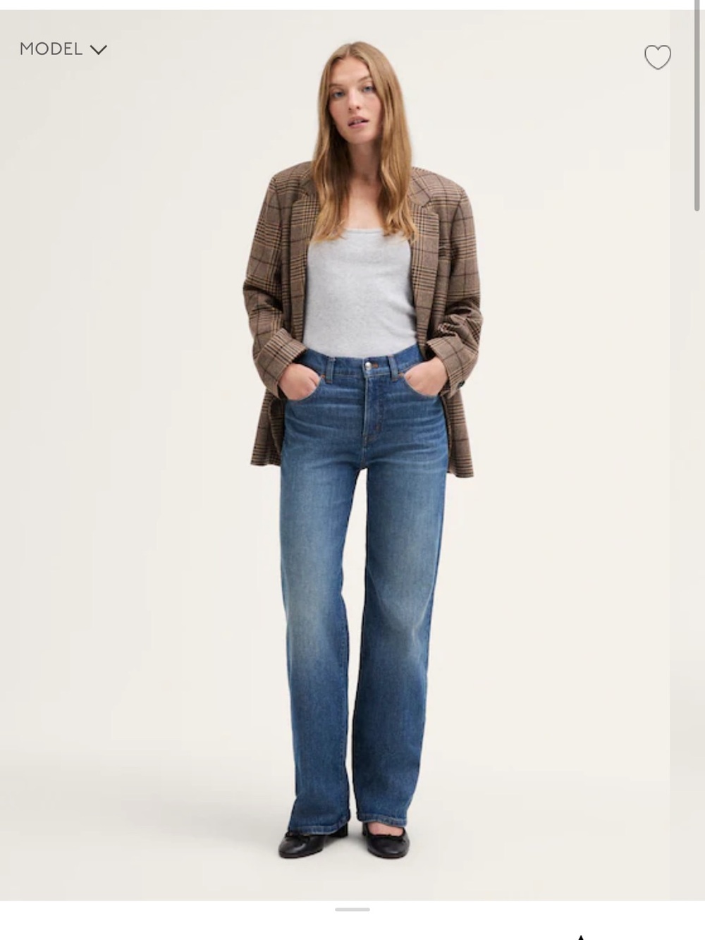 Madewell Perfect Vintage Wide Leg Jean in Harvey Wash NWT - Picture 2 of 4